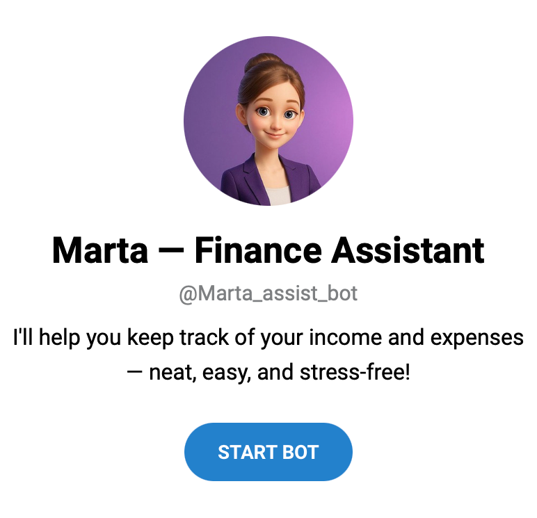 Marta — your AI financial assistant