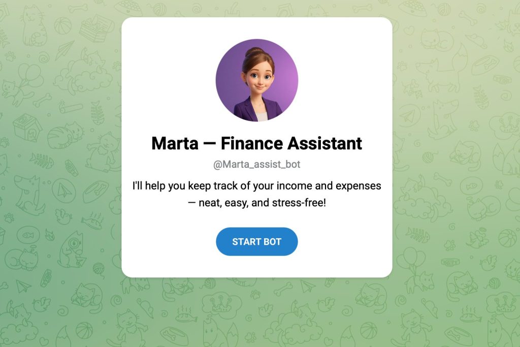 Your AI financial assistant — Marta