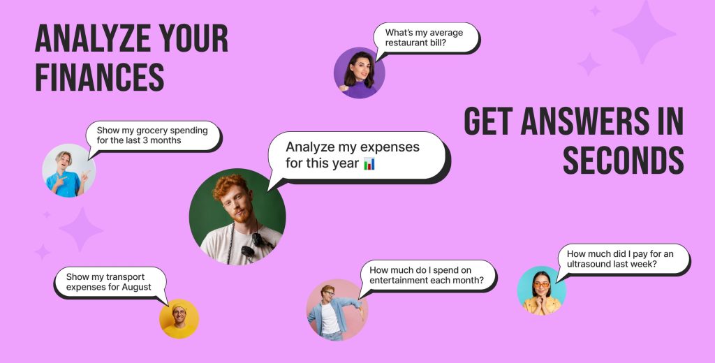 Analyze your finances - get answers in seconds