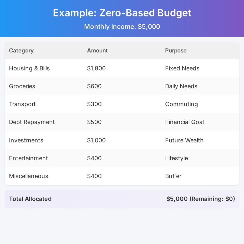 zero-based budget
